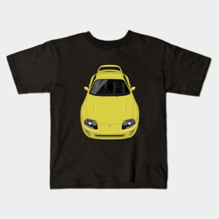 Supra GT MK3 3rd gen 1JZ - Yellow Kids T-Shirt